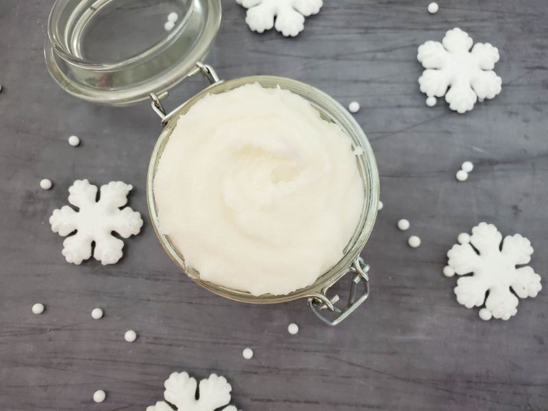 Winter Snow Whipped Sugar Scrub