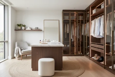 Designing a Sleek Dressing Room with Modern Storage and Lighting Ideas