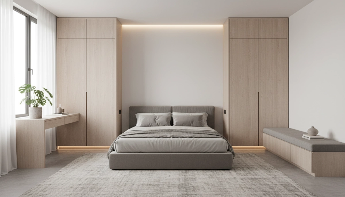 Hidden Wardrobe Designs to Enhance Bedroom Aesthetics and Space